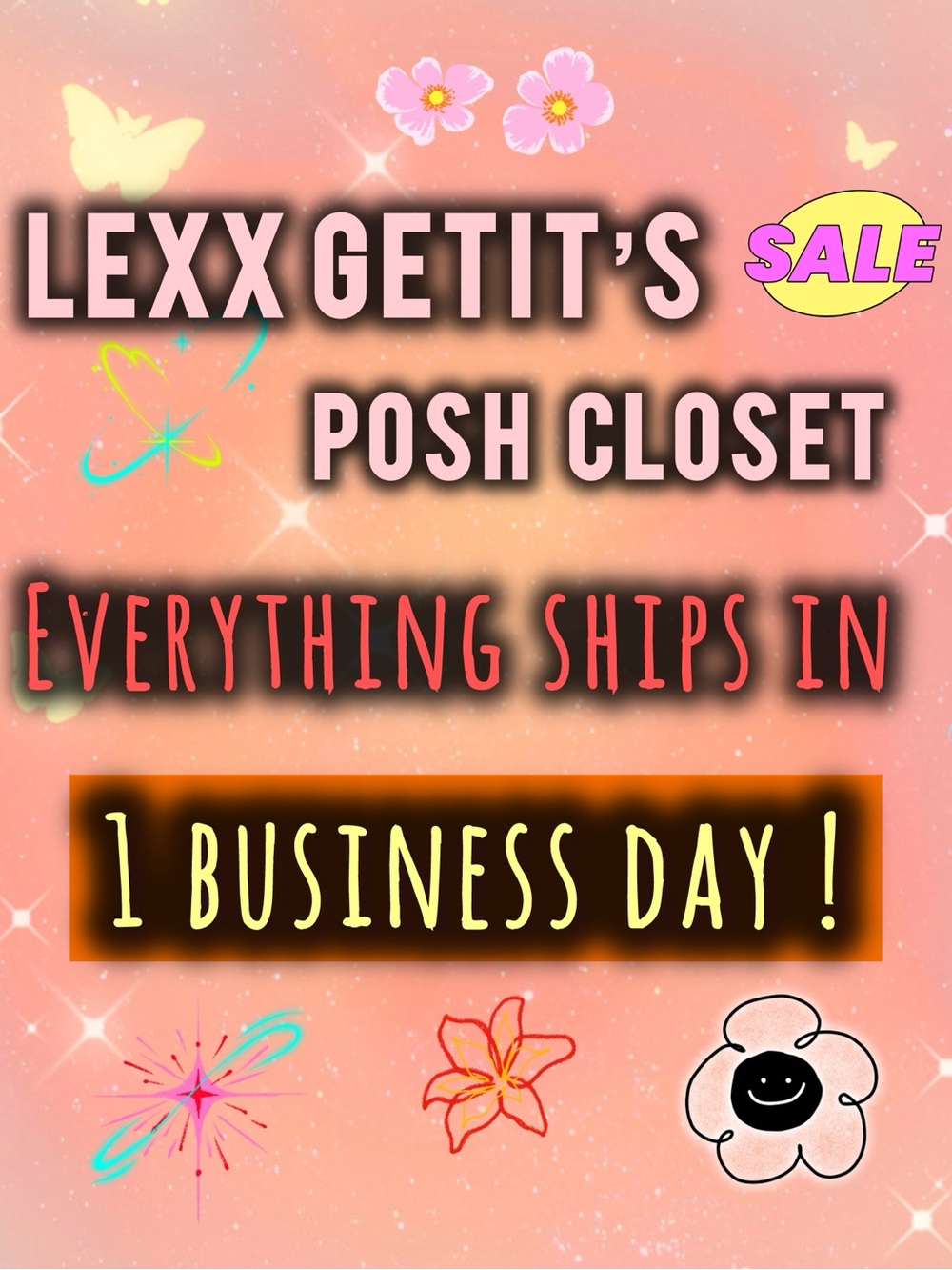 Everything ships in 1 day!